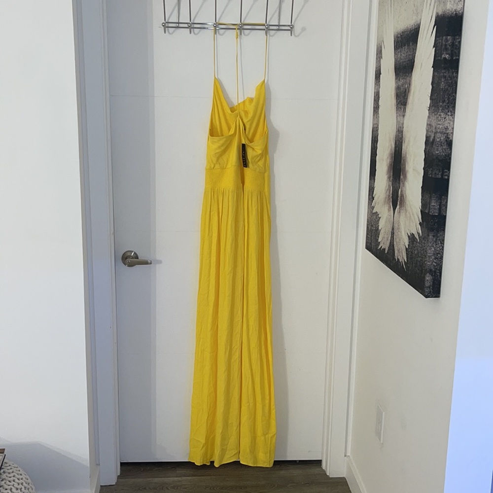 NWOT AFRM yellow maxi - Picture 7 of 8